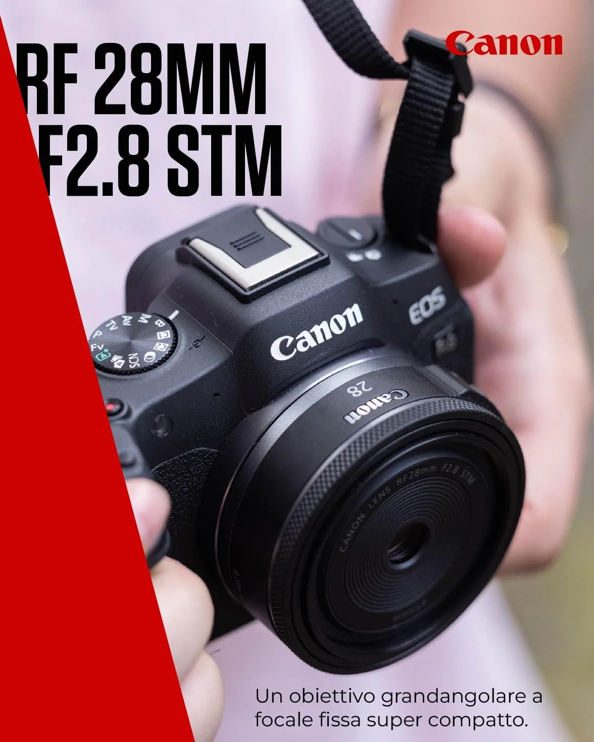 Canon Szerokokątny obiektyw RF 28 mm F2.8 STM z powłoką Super Spectra (czarny)