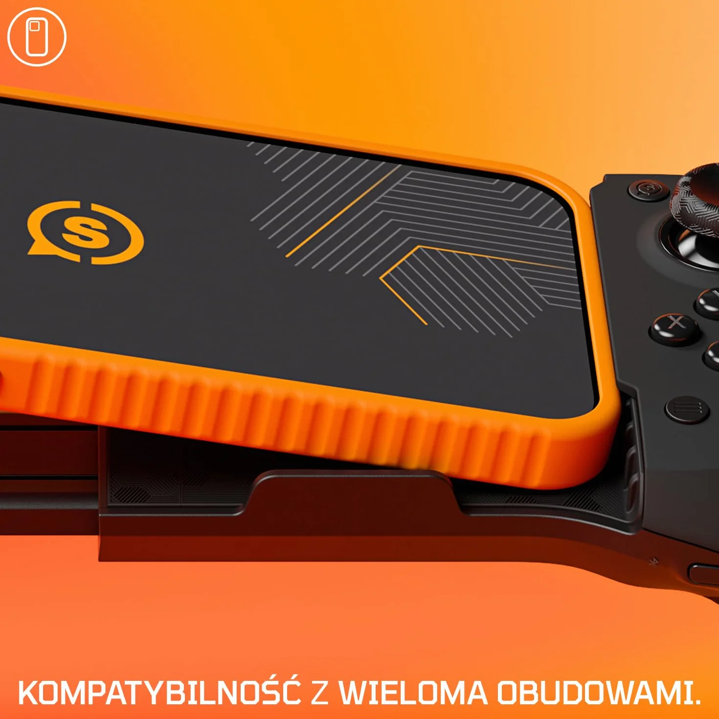 SCUF NOMAD Bezprzewodowy iPhone Kontroler do Gier Mobilnych – Tylne Łopatki – Drążki z Efektem Antydryfowym – Bluetooth 5.0 Łączność – PS Remote, Xbox Game Pass, Apple Arcade, Steam Link – Biały