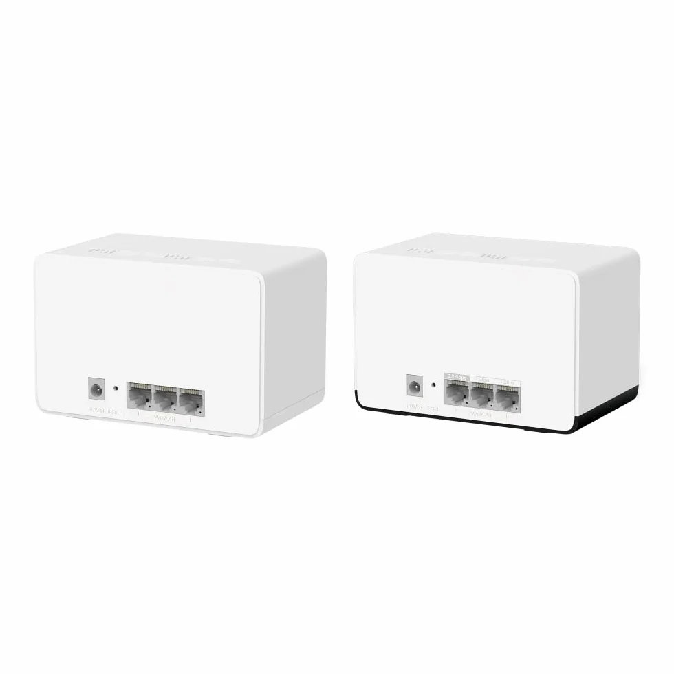 Mercusys TP-Link Halo H85X Mesh Wi-Fi 6 AX3000 Mbps Dual-Band, 2,5 G, port WAN/LAN, 2 porty Gigabit WAN/LAN, pokryte do 460 m2, MU-MIMO, WPA3, sterowanie aplikacją, 2 sztuki