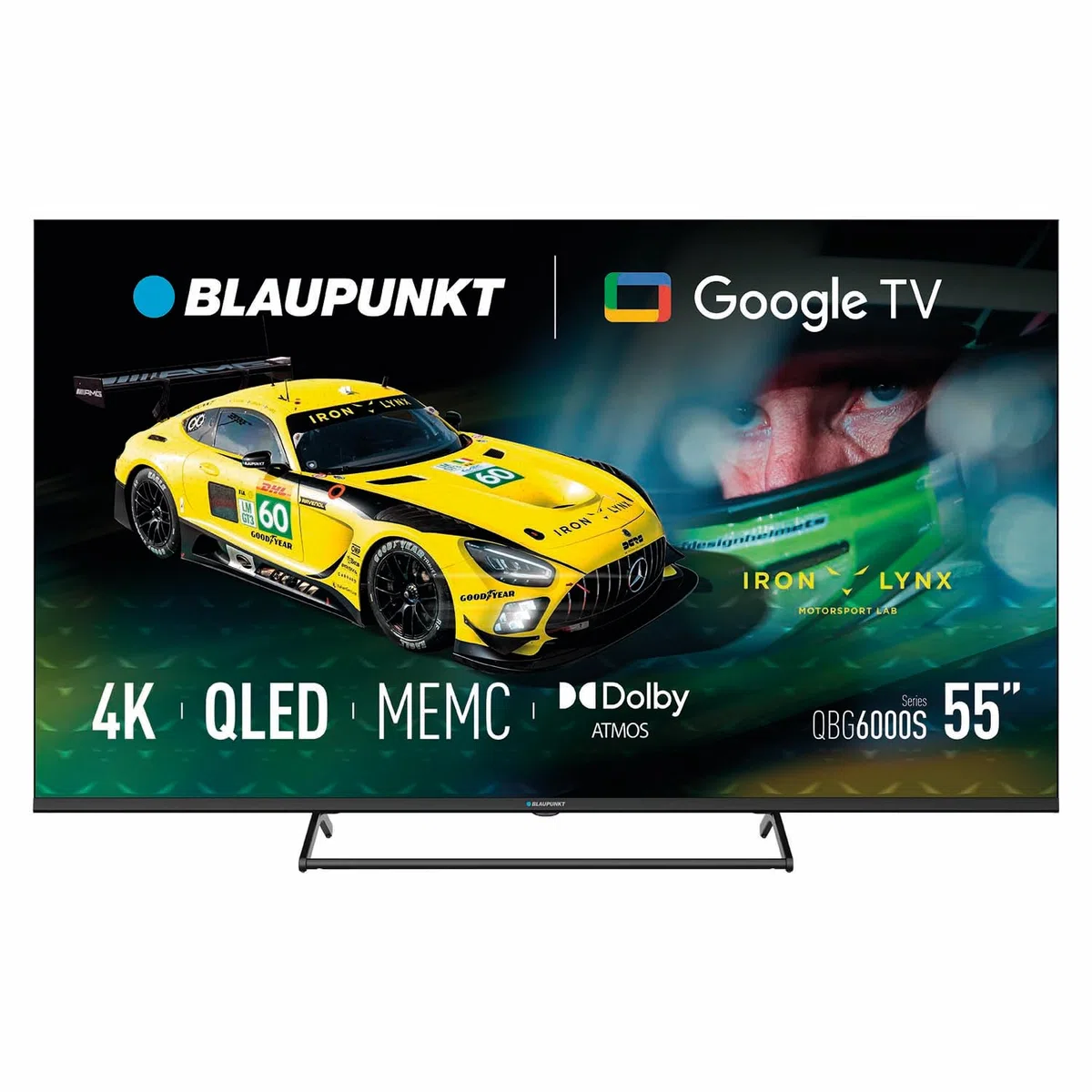 BLAUPUNKT 55" Smart TV, Google TV, QLED, UHD (4K),Dolby Atmos,Dolby Viusion,MEMC, 55QBG6000S