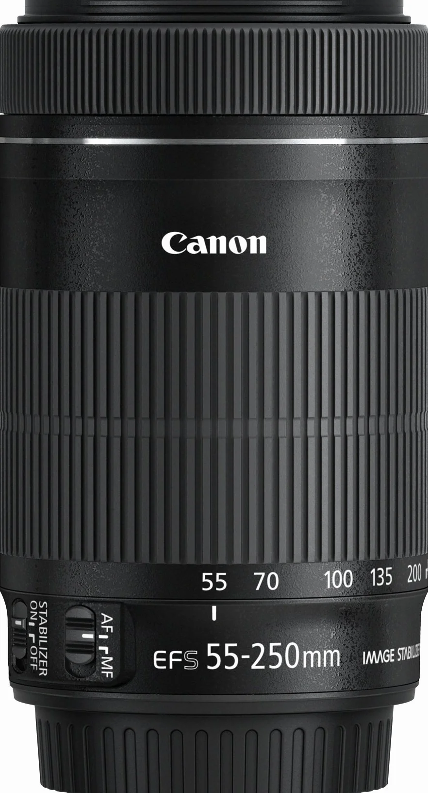 Canon EF-S 55-250 mm F4-5.6 IS STM Teleobiektyw Zmiennoogniskowy, Czarny, 58 mm