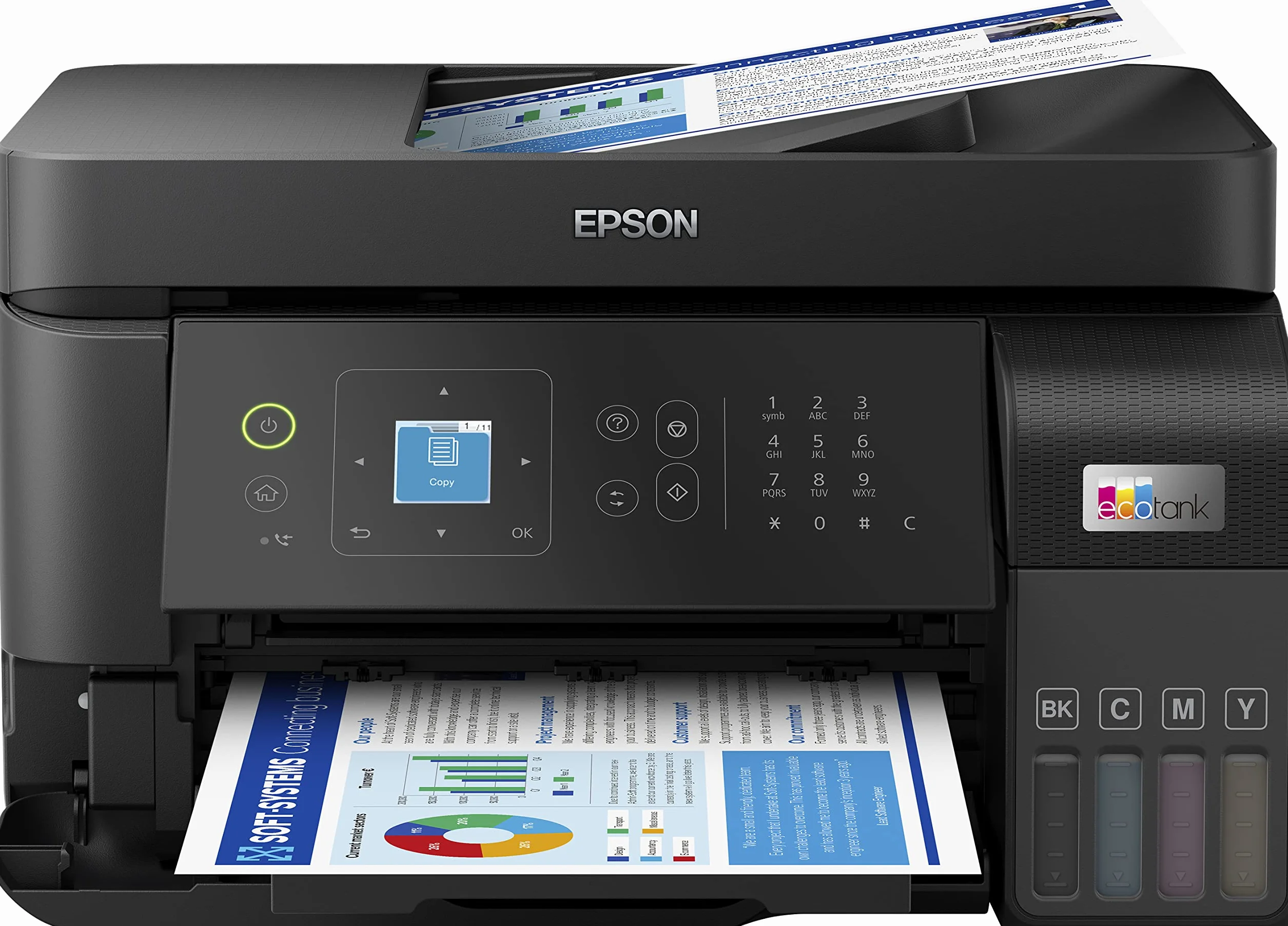 Epson EcoTank ET-4810 A4 wielofunkcyjna drukarka atramentowa Wi-Fi, z zapasem atramentów do 3 lat