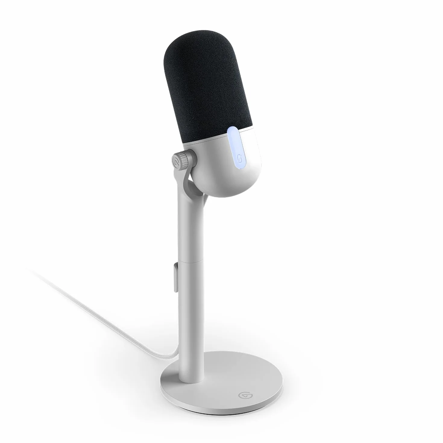 Elgato Wave Neo – mikrofon pojemnościowy USB, wyciszanie dotknięciem, gry, transmisje, spotkania, nagrywanie głosu, Teams/Zoom/OBS/Twitch/YouTube itp., Plug-'n-Play, laptop, PC, Mac, iPad, iPhone
