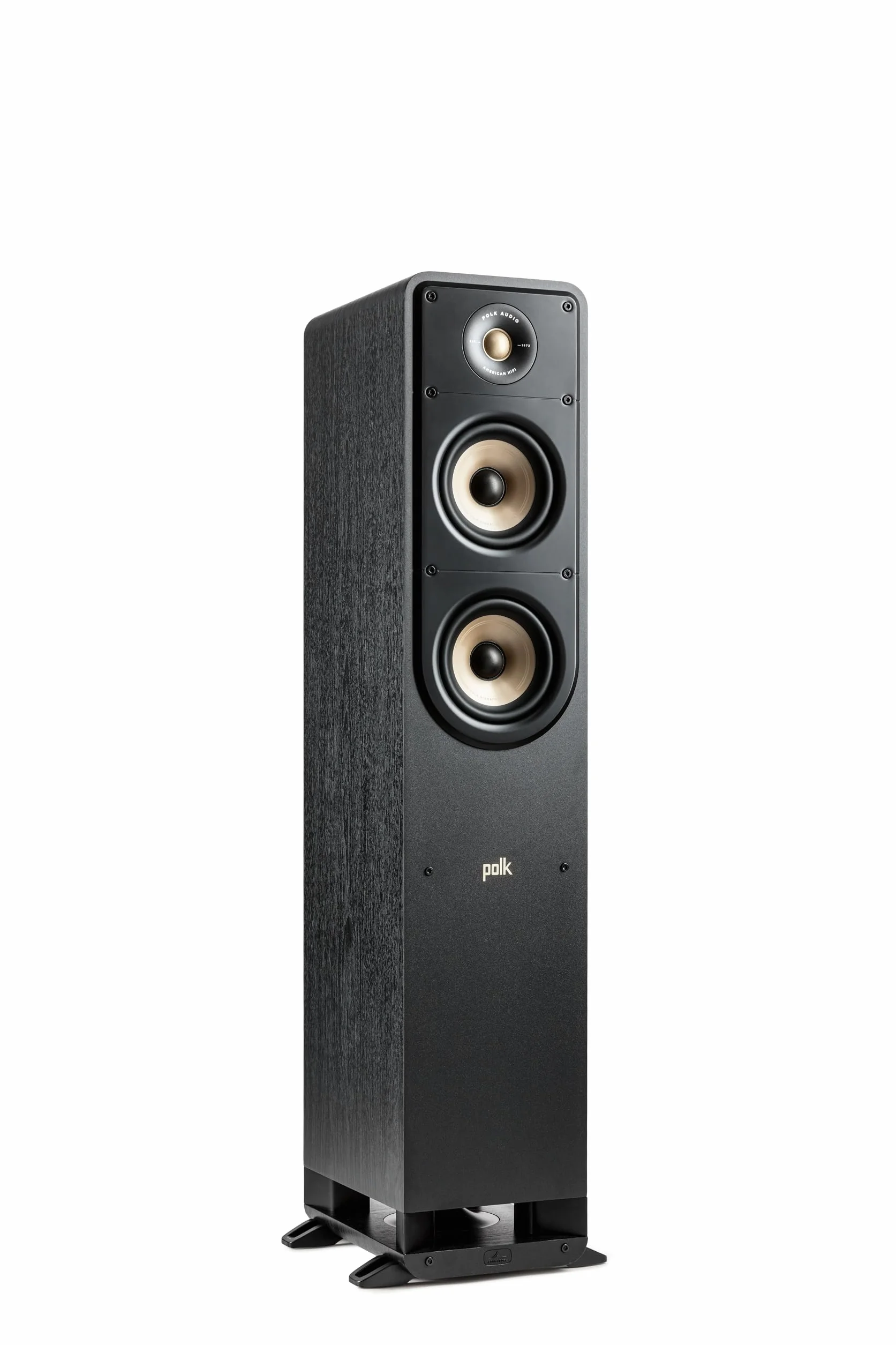 Polk Audio Signature Elite ES50 wysokiej rozdzielczości głośnik HiFi do kina domowego, certyfikat Hi-Res, kompatybilny z Dolby Atmos i DTS:X (sztuk), czarny