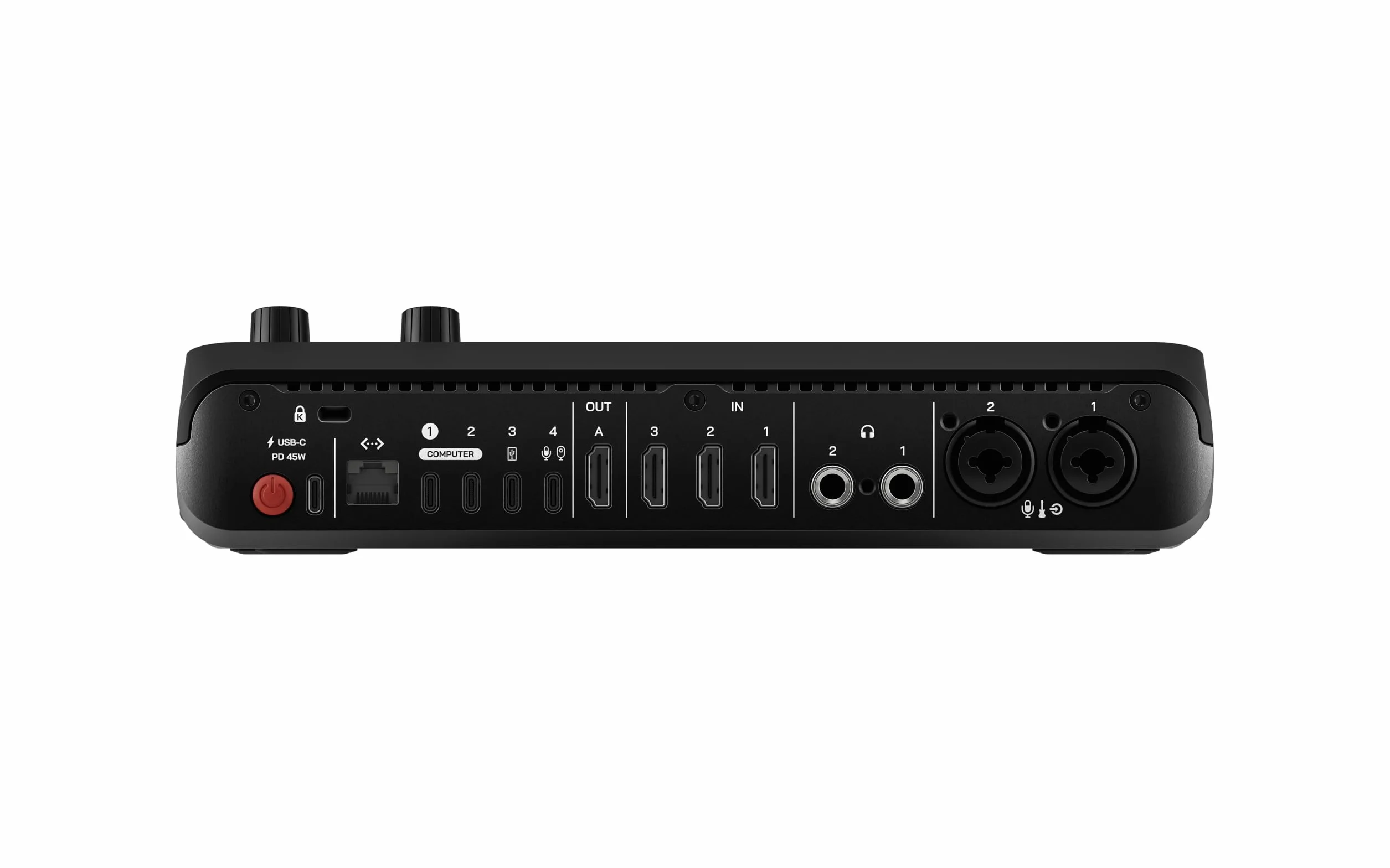 RØDE RØDECaster Video S – Przełącznik wideo podcastów i interfejs audio – Wielokamerowy, 4 x wejścia wideo (HDMI i USB), 1080p60, sceny z wielu źródeł