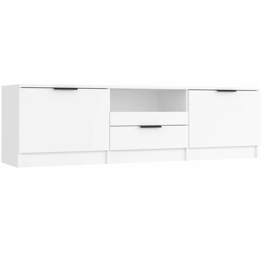 vidaXL Szafka RTV Biała 140x35x40 cm Drewno inżynieryjne
