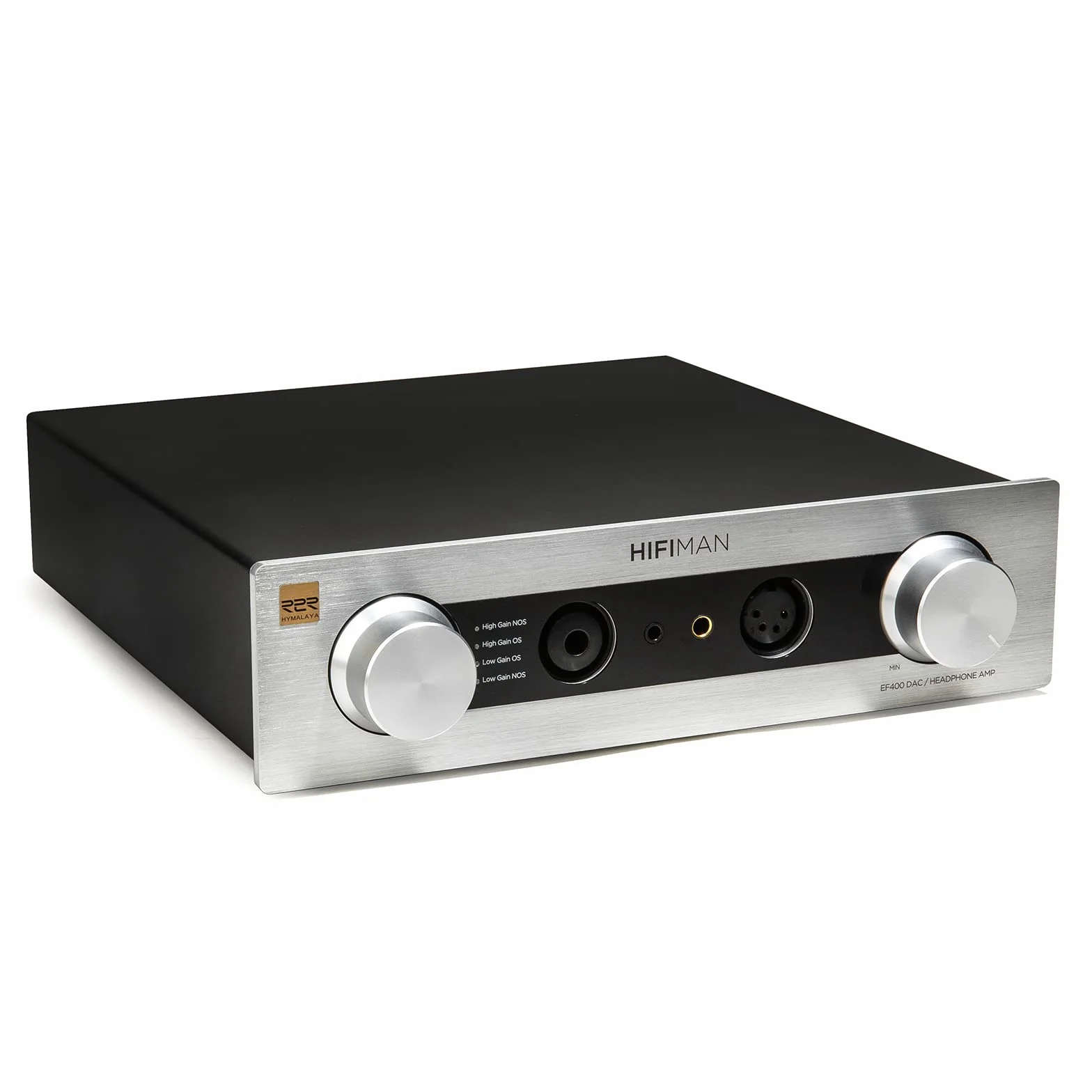 HIFIMAN EF400 zrównoważony zestaw słuchawkowy i wzmacniacz biurkowy z DAC Himalaya R2R, wyjście 3,5/4,4/6,35 mm do domowego audio, srebrny
