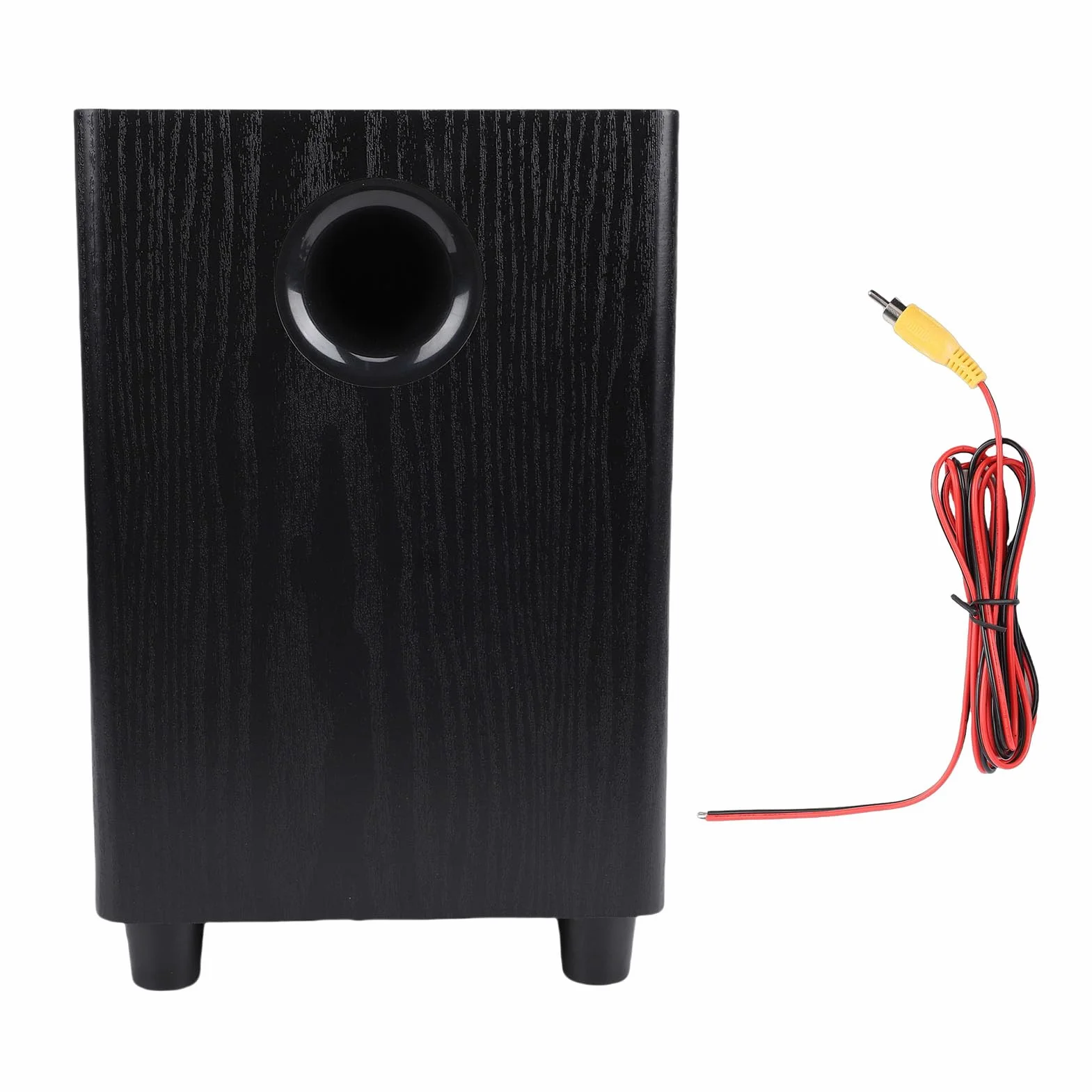 Annadue Subwoofer Domowy 100 W, 6,5 Cala Moc 100 W Mocny Bas Pasywny Subwoofer o Dużej Mocy do Kina Domowego Studio Audio, Plug and Play