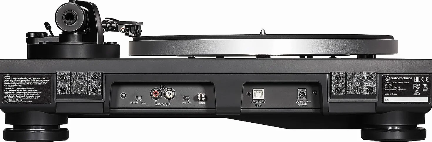 Audio-Technica Gramofon AT-LP5X, Czarny, 450 x 157 x 352 mm
