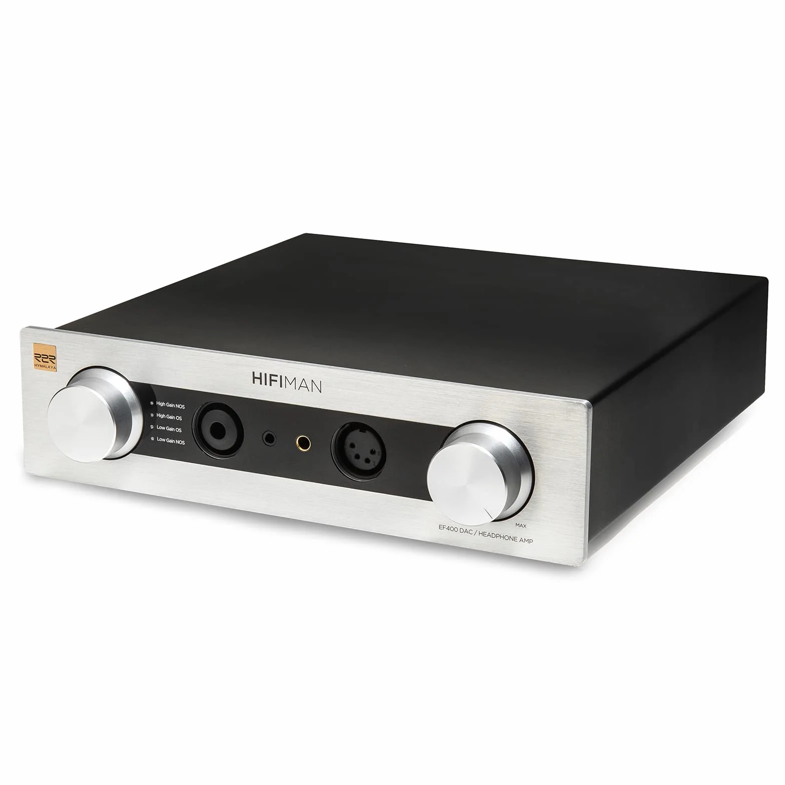 HIFIMAN EF400 zrównoważony zestaw słuchawkowy i wzmacniacz biurkowy z DAC Himalaya R2R, wyjście 3,5/4,4/6,35 mm do domowego audio, srebrny