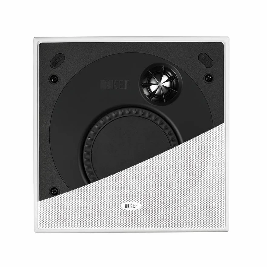 KEF Ci160TS ultrapłaski głośnik do zabudowy o głębokości zabudowy 3,6 cm, biały