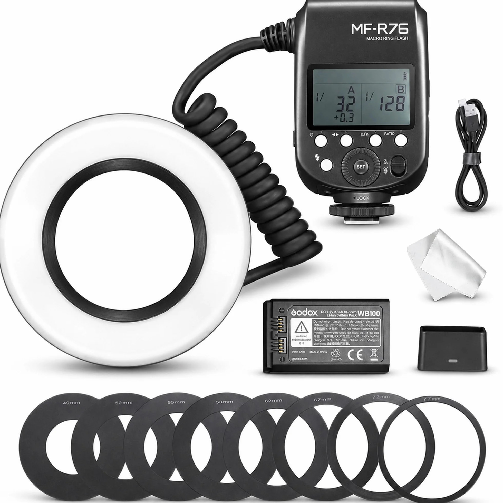 GODOX Flash annulaire macro MF-R76