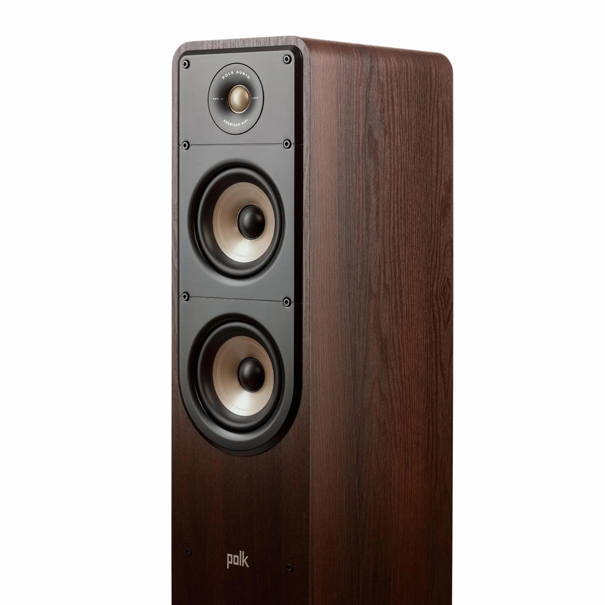 Polk Audio Signature Elite ES50 wysokiej rozdzielczości głośnik HiFi do kina domowego, certyfikat Hi-Res, kompatybilny z Dolby Atmos i DTS:X (sztuk), czarny