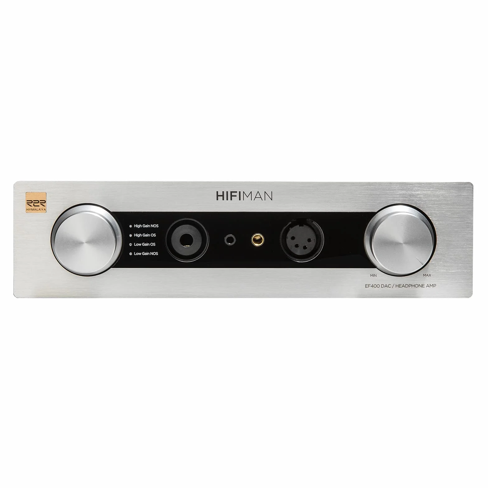 HIFIMAN EF400 zrównoważony zestaw słuchawkowy i wzmacniacz biurkowy z DAC Himalaya R2R, wyjście 3,5/4,4/6,35 mm do domowego audio, srebrny
