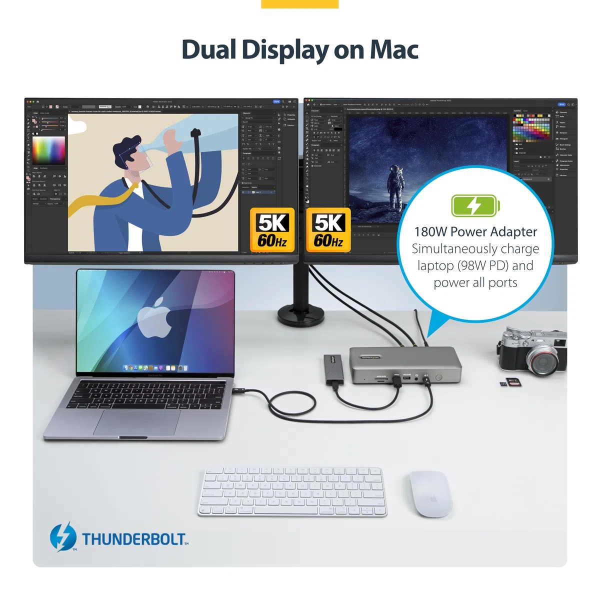 StarTech.com Multi-Display docking station Thunderbolt 4