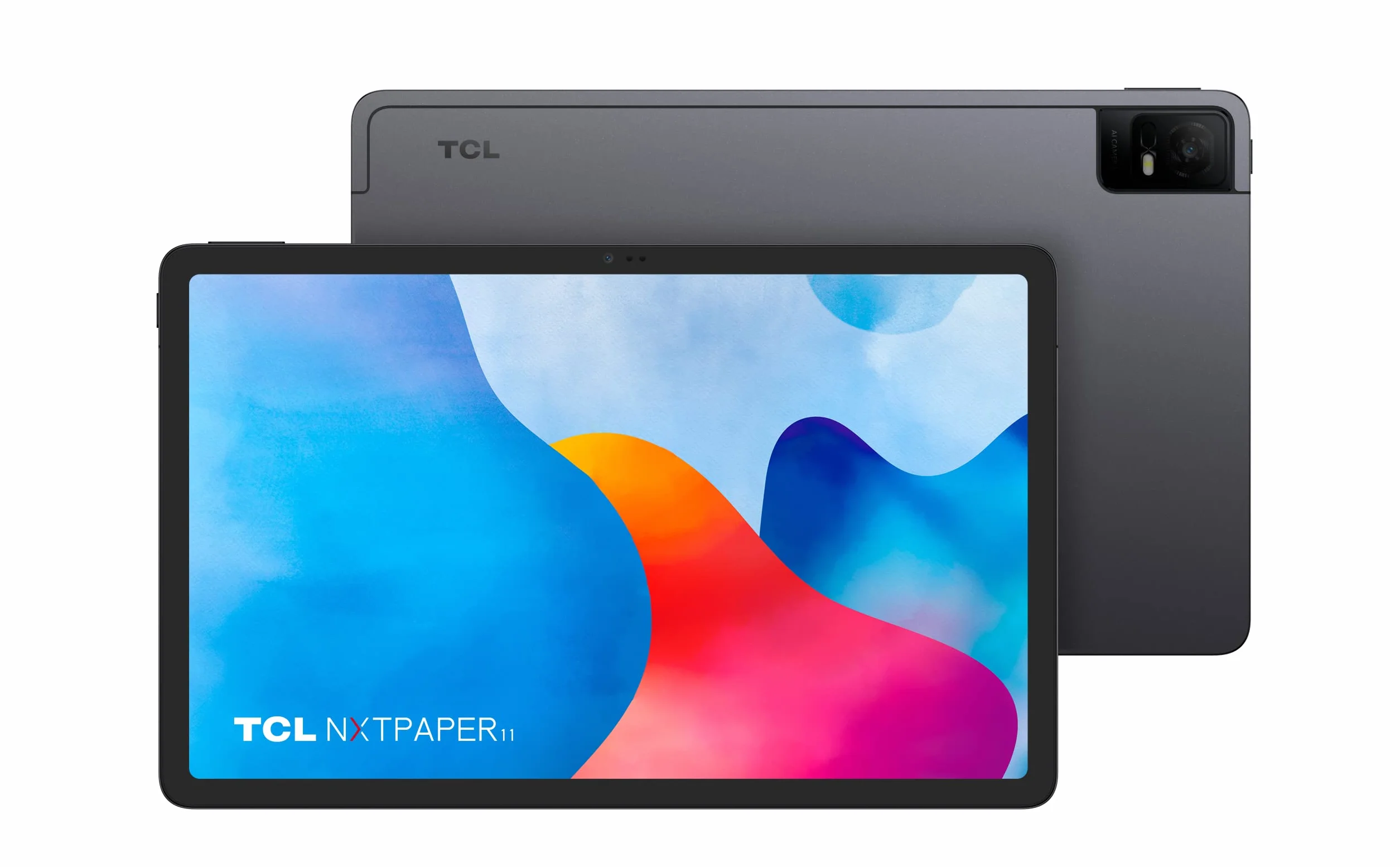 TCL NXTPAPER 11 WiFi, tablet 10,95" 2K, Octa-Core, 4 GB RAM, pamięć 128 GB z możliwością rozbudowy przez MicroSD, bateria 8000 mAh, Android 13, ciemny szary