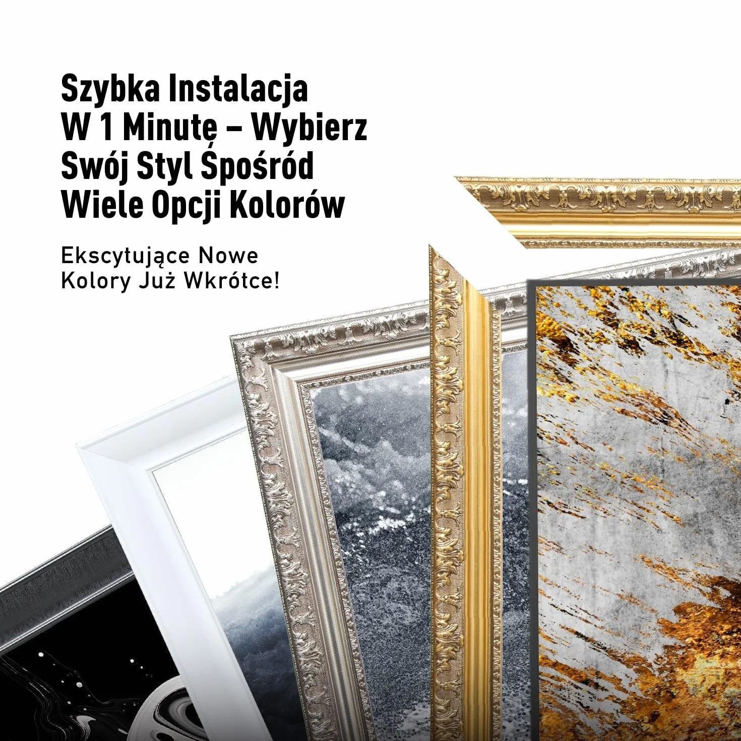 Ramka TV GUARD Frame, ramka TV kompatybilna z telewizorem Samsung The Frame – idealne dopasowanie, brak zakłóceń, kompatybilność z trybem Art (Nowoczesna czerń, 43 Inc)