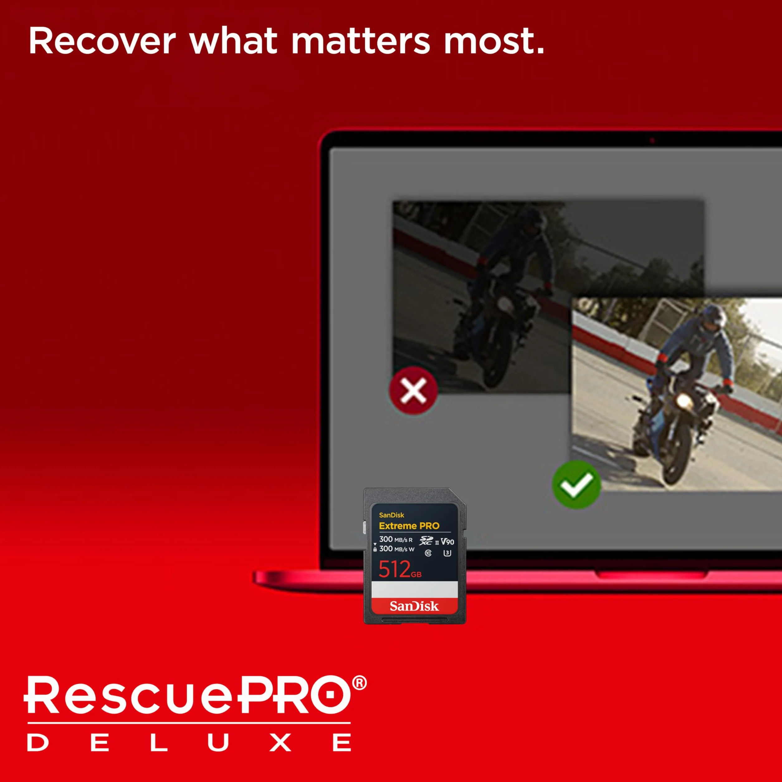 SanDisk Extreme PRO 256 GB SDXC Karta, UHS-II Karta, prędkość odczytu do 300 MB/s, prędkość zapisu do 300 MB/s, V90, Jej profesjonalna wydajność umożliwia nagrywanie wideo w kinowej jakości 8K