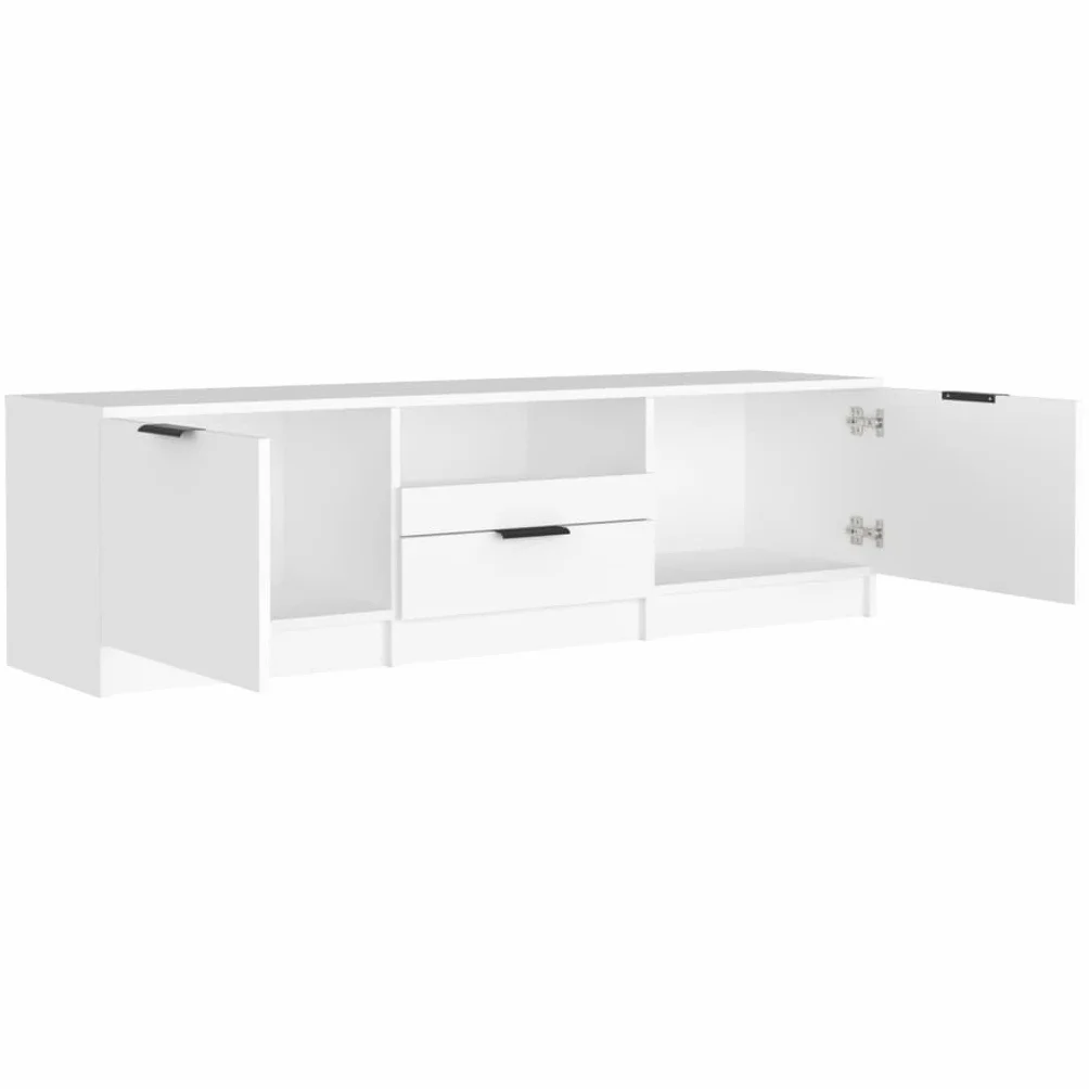 vidaXL Szafka RTV Biała 140x35x40 cm Drewno inżynieryjne