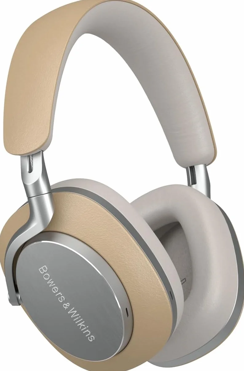 Bowers & Wilkins FP42978 PX8 bezprzewodowe słuchawki nauszne z Bluetooth i redukcją szumów, beżowe