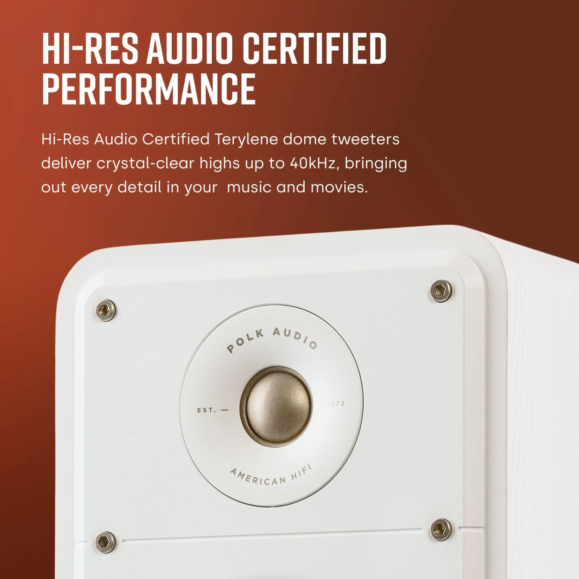 Polk Audio Signature Elite ES50 wysokiej rozdzielczości głośnik HiFi do kina domowego, certyfikat Hi-Res, kompatybilny z Dolby Atmos i DTS:X (sztuk), czarny