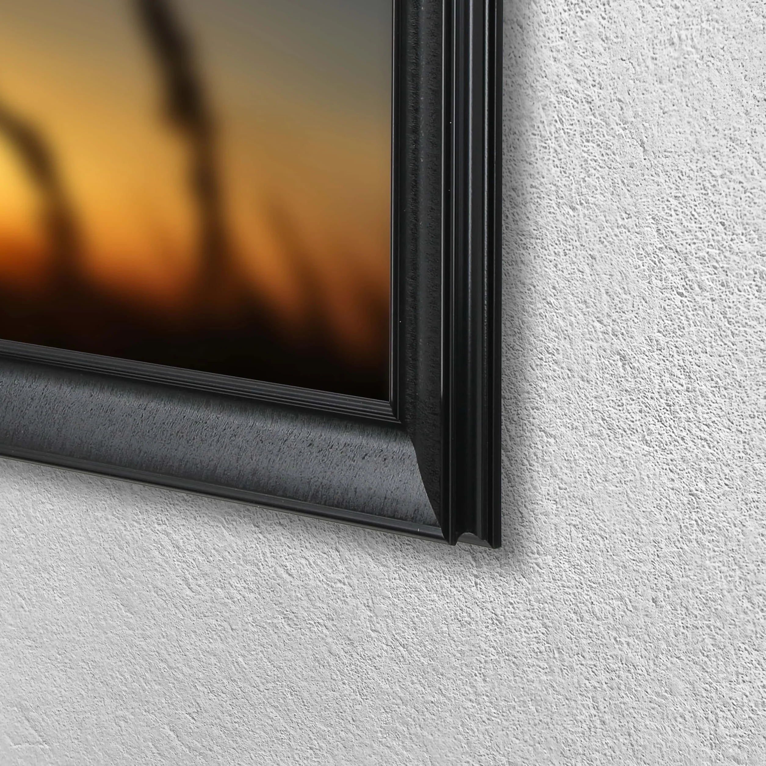 Ramka TV GUARD Frame, ramka TV kompatybilna z telewizorem Samsung The Frame – idealne dopasowanie, brak zakłóceń, kompatybilność z trybem Art (Nowoczesna czerń, 43 Inc)