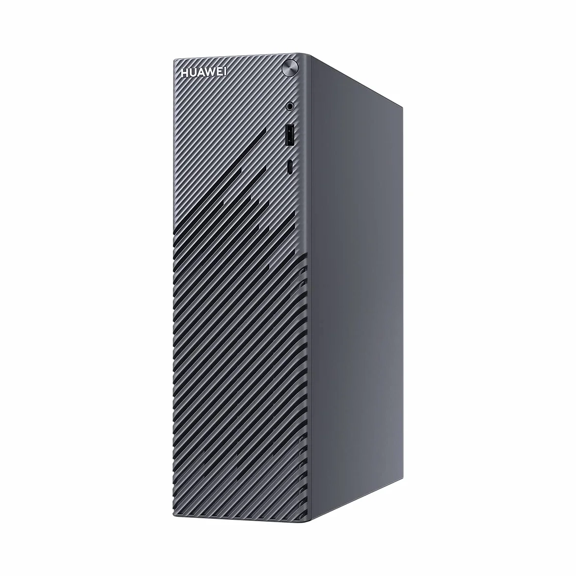 HUAWEI MateStation S Ultrakompaktowy komputer stacjonarny (Ryzen 5 4600G, 8 GB RAM, 256 GB SSD, AMD Radeon, Windows 10 Home) Szary