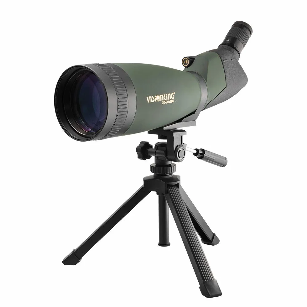 30-90x100 Luneta Obserwacyjna Spotting Scope Monokularowy Teleskop do Wodoodpornego Bak4 ze Statywem Watch Bird