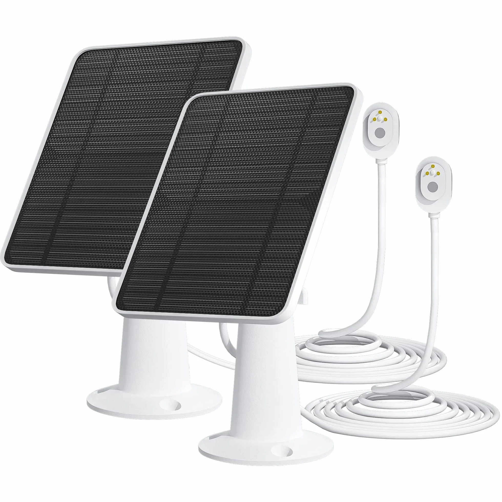 Ładowarka do paneli słonecznych kompatybilna z kamerą bezpieczeństwa Arlo Ultra/Ultra 2/Pro 3/Pro 4/Pro 3 Floodlight, 5 V, 4 W, ładowanie paneli słonecznych, IP65, odporna na warunki atmosferyczne, 3